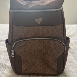 Guess Monogram Brown Backpack for Men